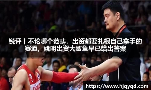 锐评丨不论哪个范畴，出资都要扎根自己拿手的赛道，姚明出资大鲨鱼早已给出答案